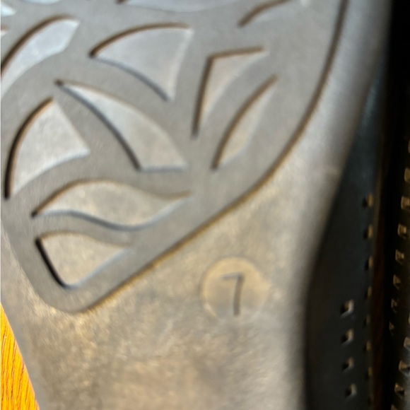 Black Flats with Fashion Buckle at Toe.  Size 7. New, never worn. - Picture 2 of 3